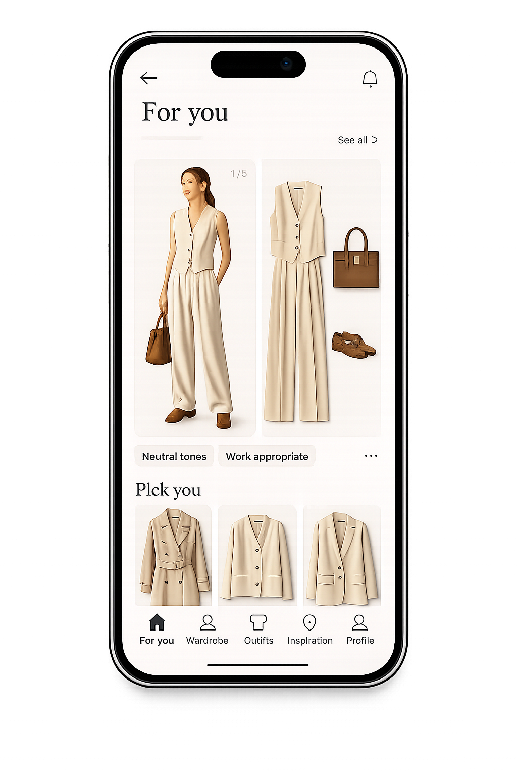 Get personalized outfit suggestions